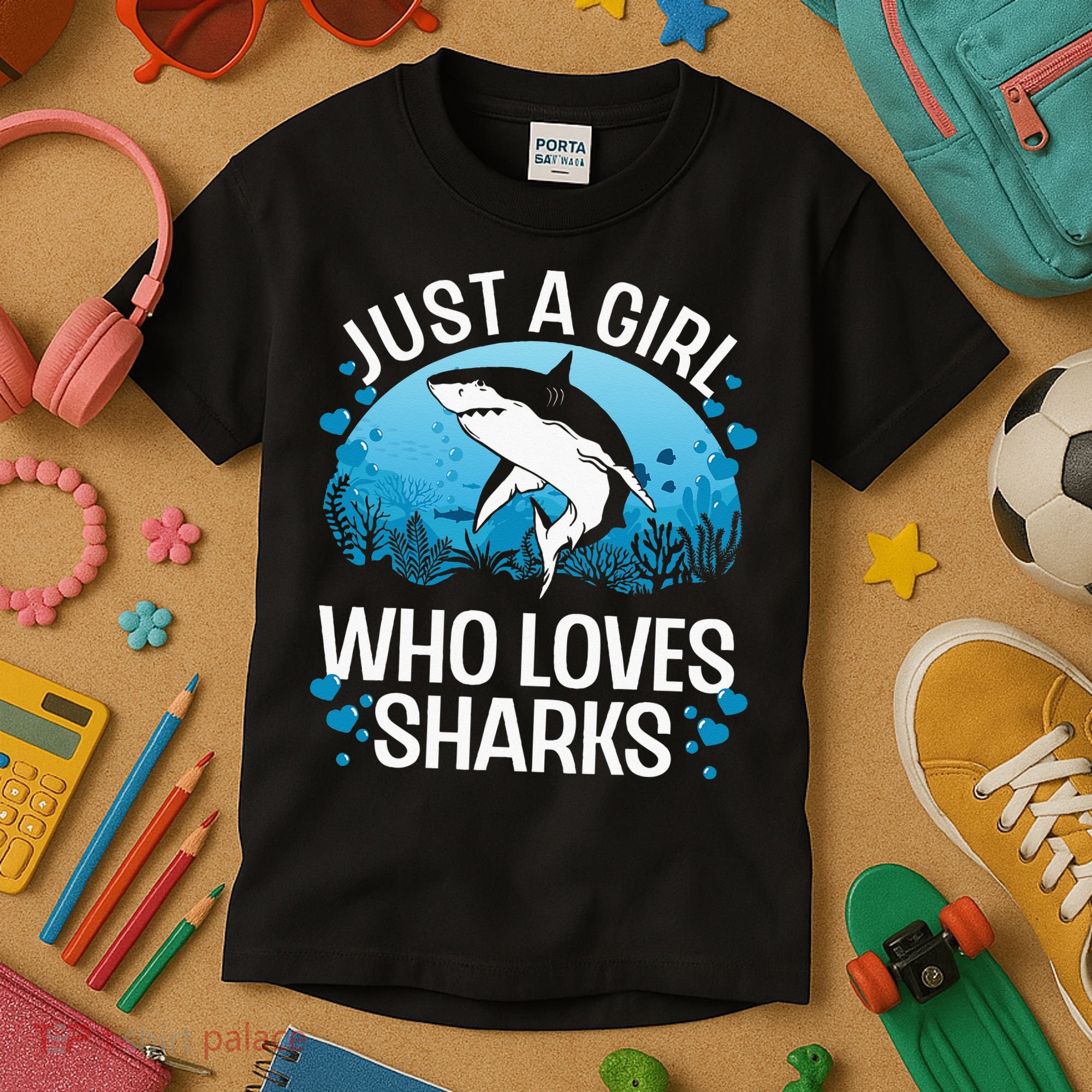 Cool Shark For Women Kids Shark Whale Shark Lover Kids T-Shirt