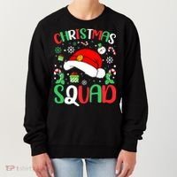 Christmas Squad Family Group Matching Christmas Pajama Party Women's Sweatshirt thumb 0