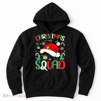 Christmas Squad Family Group Matching Christmas Pajama Party Hoodie thumb 0