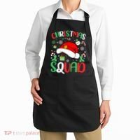 Christmas Squad Family Group Matching Christmas Pajama Party Apron thumb 2