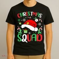 Christmas Squad Family Group Matching Christmas Pajama Party T-Shirt thumb 3