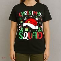 Christmas Squad Family Group Matching Christmas Pajama Party T-Shirt thumb 4