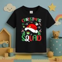 Christmas Squad Family Group Matching Christmas Pajama Party Toddler T-Shirt thumb 3