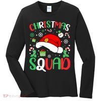 Christmas Squad Family Group Matching Christmas Pajama Party Women's Long Sleeve Shirt thumb 0