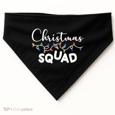 Christmas Squad Festive Cute Gift USA-Made Doggie Bandana