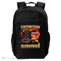 Circumcision Survivor Funny Oddly Specific Dank Cat Meme Backpack thumb 0