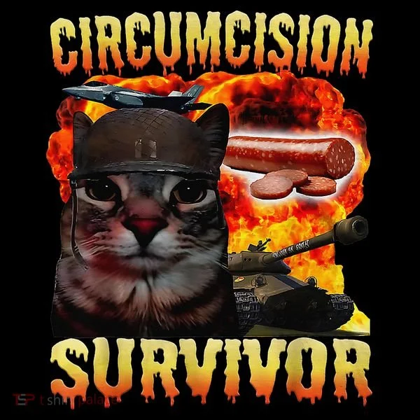 Circumcision Survivor Funny Oddly Specific Dank Cat Meme Coffee Mug