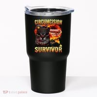 Circumcision Survivor Funny Oddly Specific Dank Cat Meme Tumbler thumb 0
