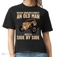 Cool SXS For Grandpa Dad Offroad UTV ATV SideBySide Comfort Colors Boxy T-Shirt thumb 0