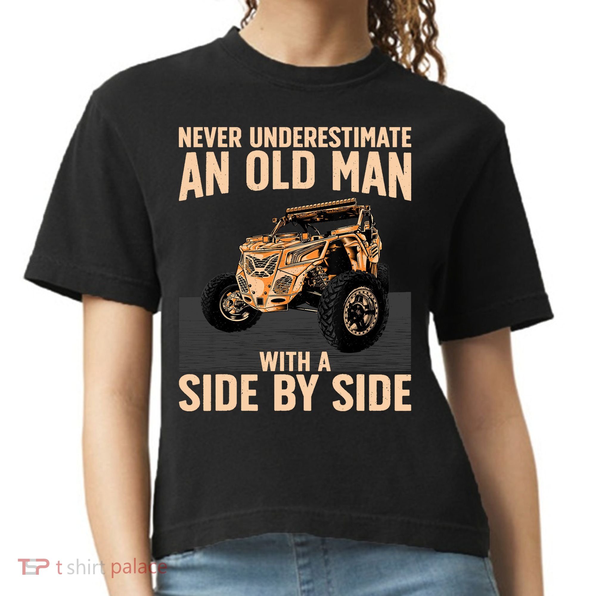 Cool SXS For Grandpa Dad Offroad UTV ATV SideBySide Comfort Colors Boxy T-Shirt