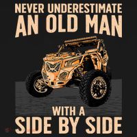 Cool SXS For Grandpa Dad Offroad UTV ATV SideBySide Backpack thumb 2
