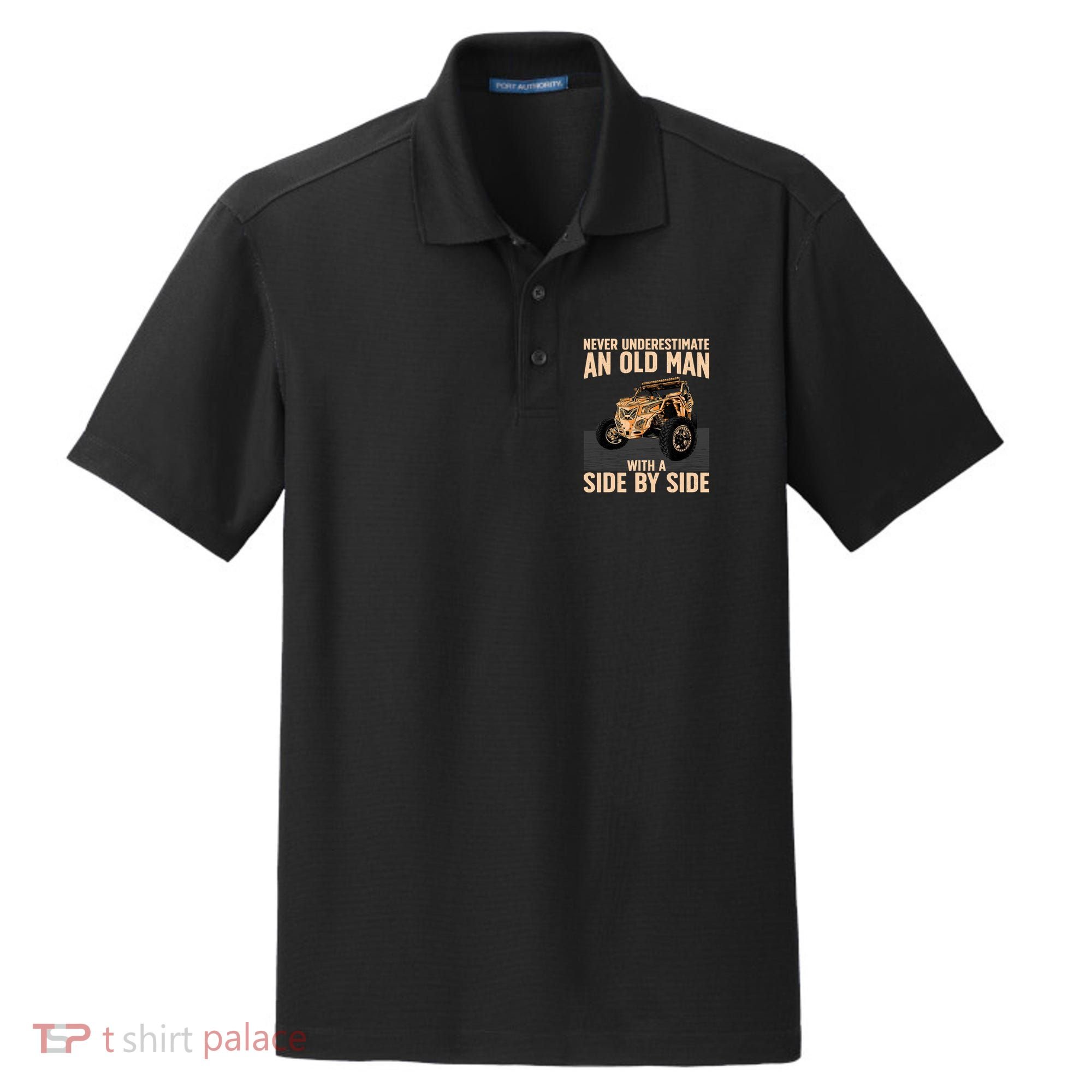 Cool SXS For Grandpa Dad Offroad UTV ATV SideBySide Dry Zone Grid Polo