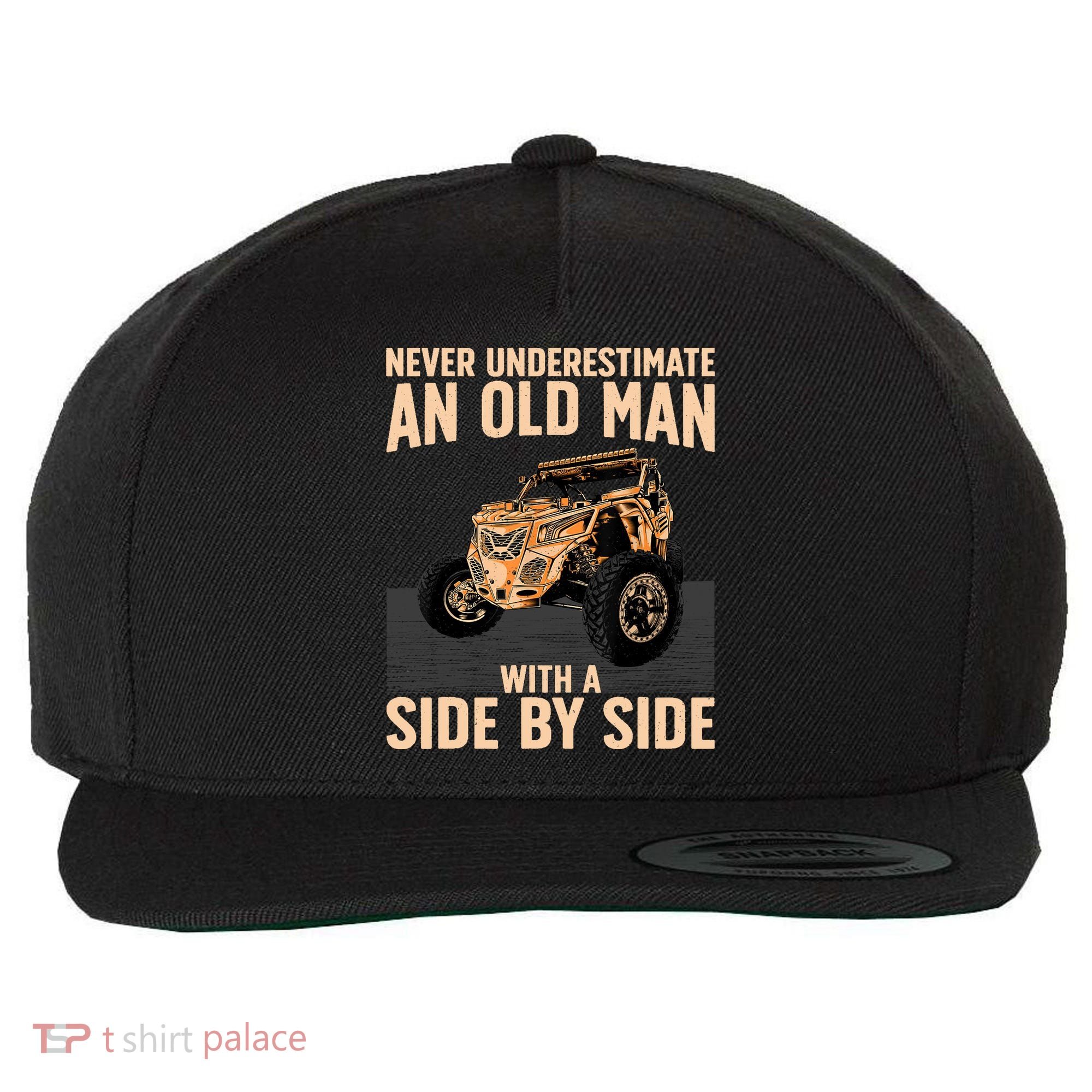 Cool SXS For Grandpa Dad Offroad UTV ATV SideBySide Wool Snapback Cap