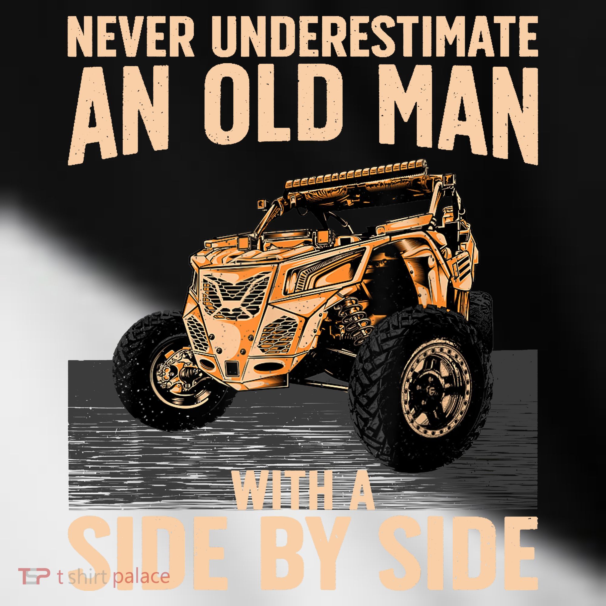 Cool SXS For Grandpa Dad Offroad UTV ATV SideBySide Toddler Fine Jersey T-Shirt