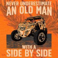 Cool SXS For Grandpa Dad Offroad UTV ATV SideBySide Kati Licensed 12" Camo Cuffed Beanie thumb 2