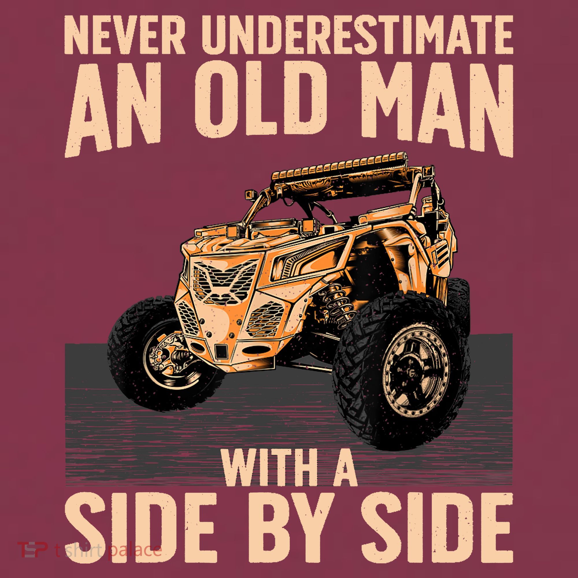 Cool SXS For Grandpa Dad Offroad UTV ATV SideBySide 16oz Travel Tumbler