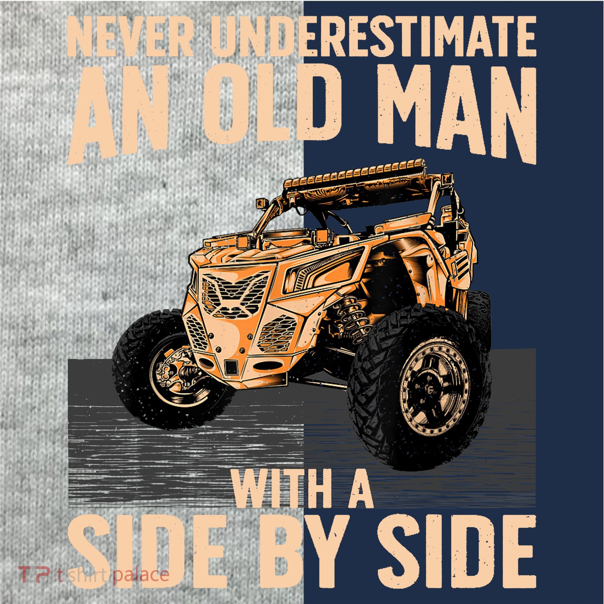 Cool SXS For Grandpa Dad Offroad UTV ATV SideBySide Kids Colorblock Raglan Jersey