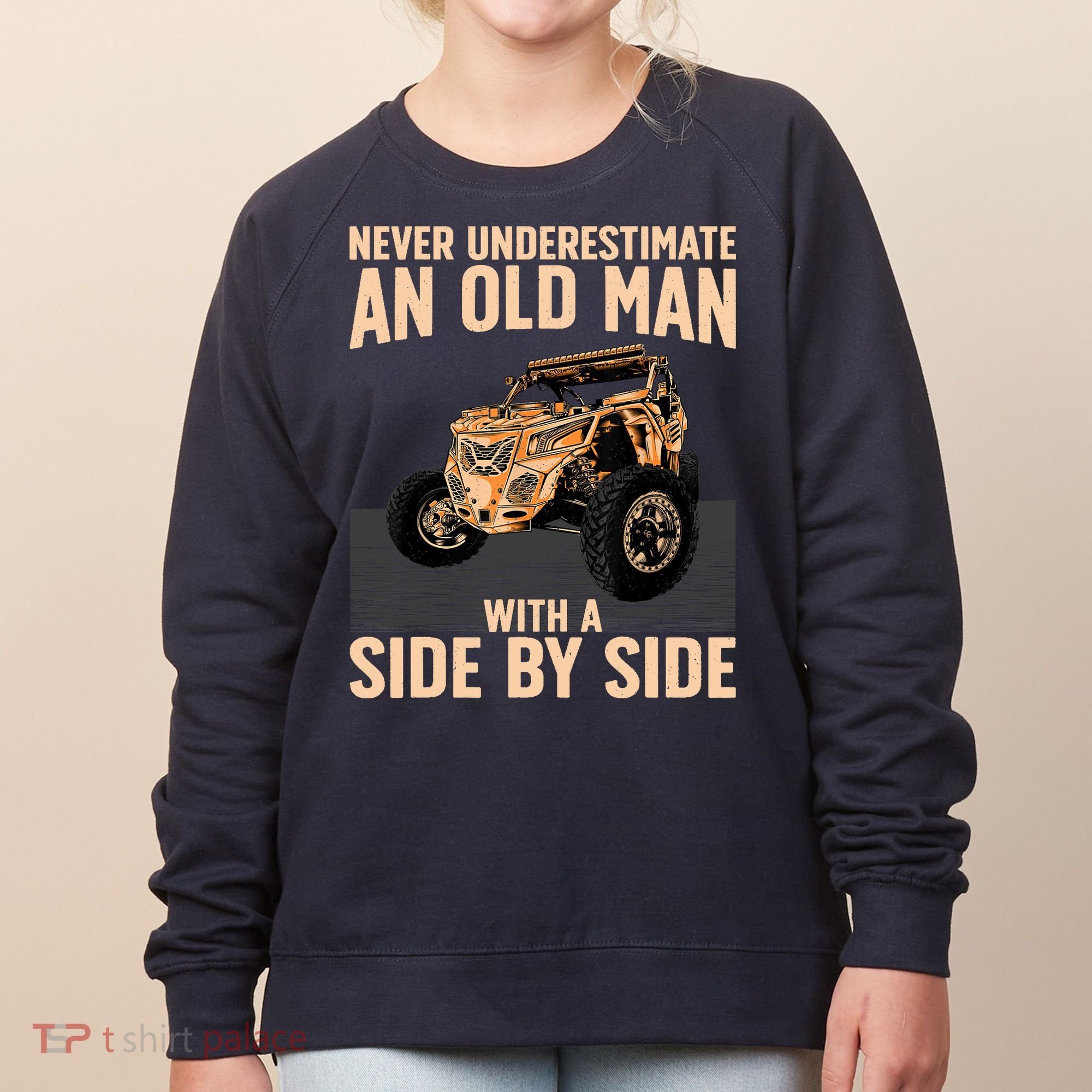 Cool SXS For Grandpa Dad Offroad UTV ATV SideBySide Women's Sweatshirt