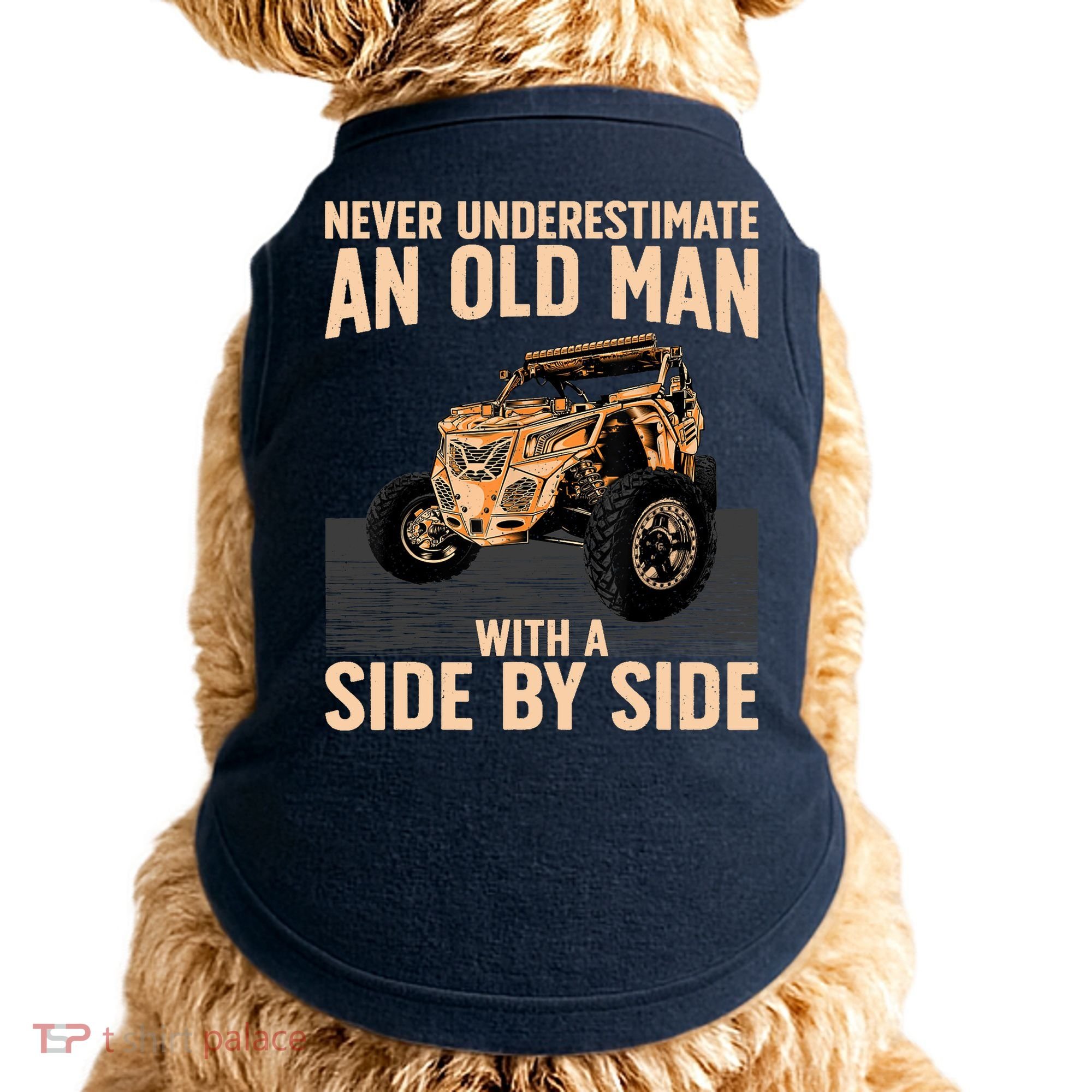 Cool SXS For Grandpa Dad Offroad UTV ATV SideBySide Doggie Tank