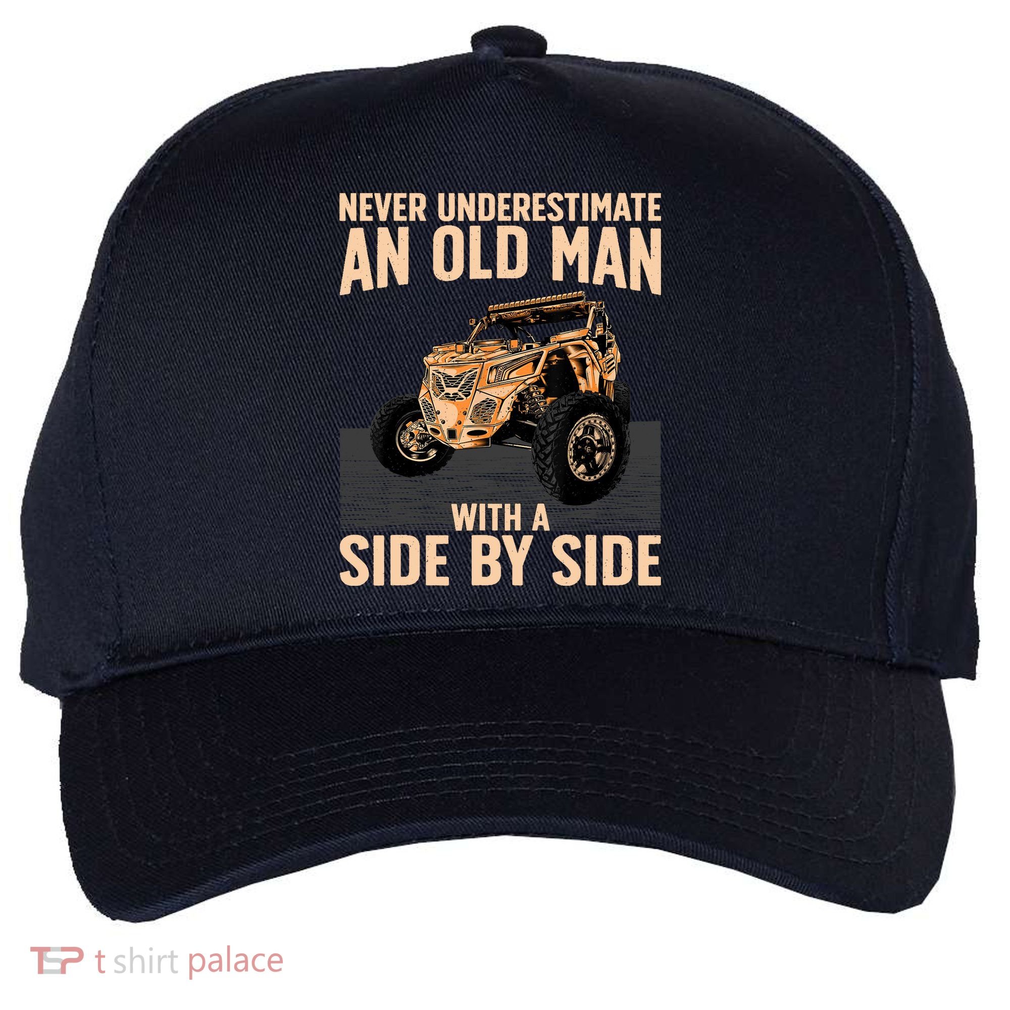 Cool SXS For Grandpa Dad Offroad UTV ATV SideBySide Five-Panel Snapback Cap