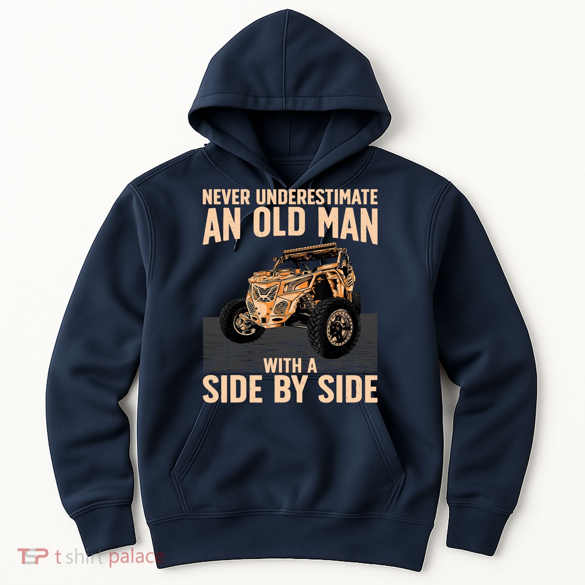 Cool SXS For Grandpa Dad Offroad UTV ATV SideBySide Hoodie