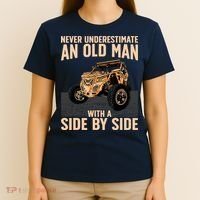 Cool SXS For Grandpa Dad Offroad UTV ATV SideBySide T-Shirt thumb 4