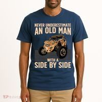 Cool SXS For Grandpa Dad Offroad UTV ATV SideBySide Tall T-Shirt thumb 2