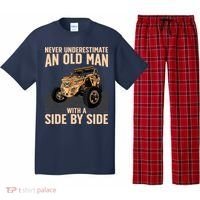 Cool SXS For Grandpa Dad Offroad UTV ATV SideBySide Pajama Set thumb 0