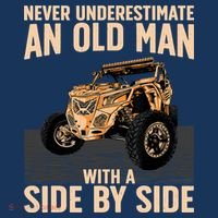 Cool SXS For Grandpa Dad Offroad UTV ATV SideBySide Women's Perfect Tri Tunic Long Sleeve Shirt thumb 2