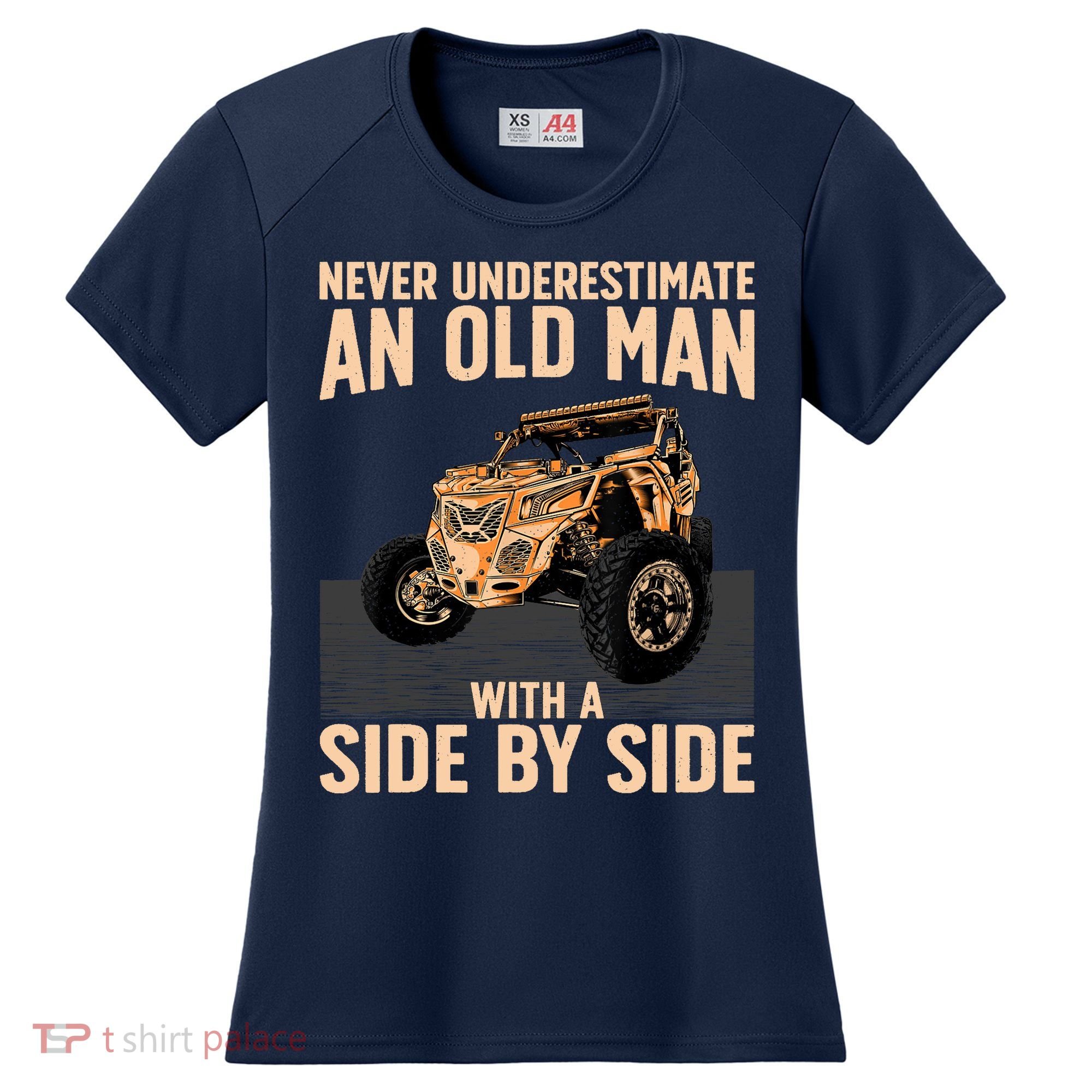 Cool SXS For Grandpa Dad Offroad UTV ATV SideBySide Women's Cooling Performance Crew T-Shirt