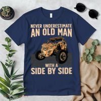 Cool SXS For Grandpa Dad Offroad UTV ATV SideBySide Premium T-Shirt thumb 2
