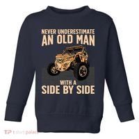 Cool SXS For Grandpa Dad Offroad UTV ATV SideBySide Toddler Sweatshirt thumb 0