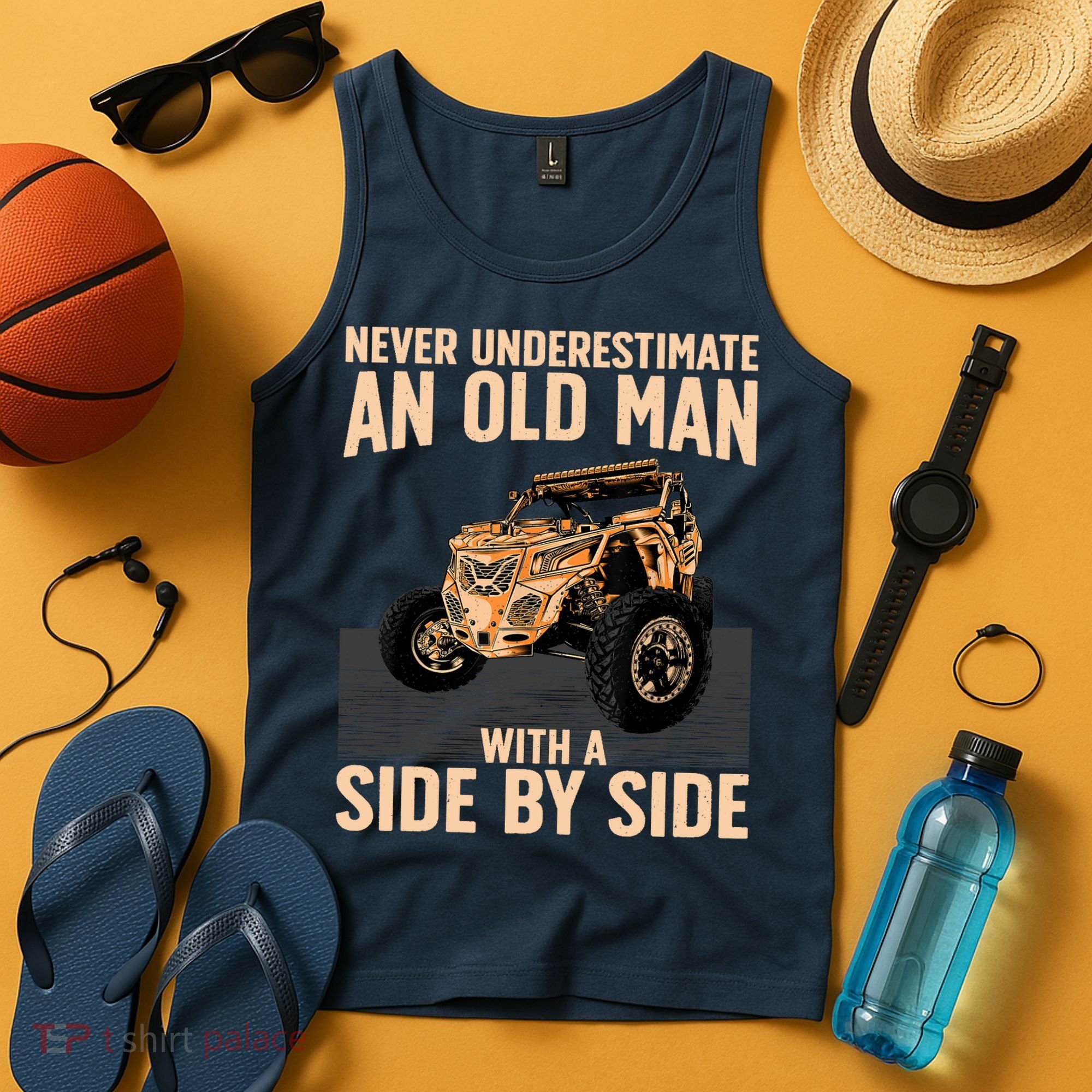 Cool SXS For Grandpa Dad Offroad UTV ATV SideBySide Tank Top