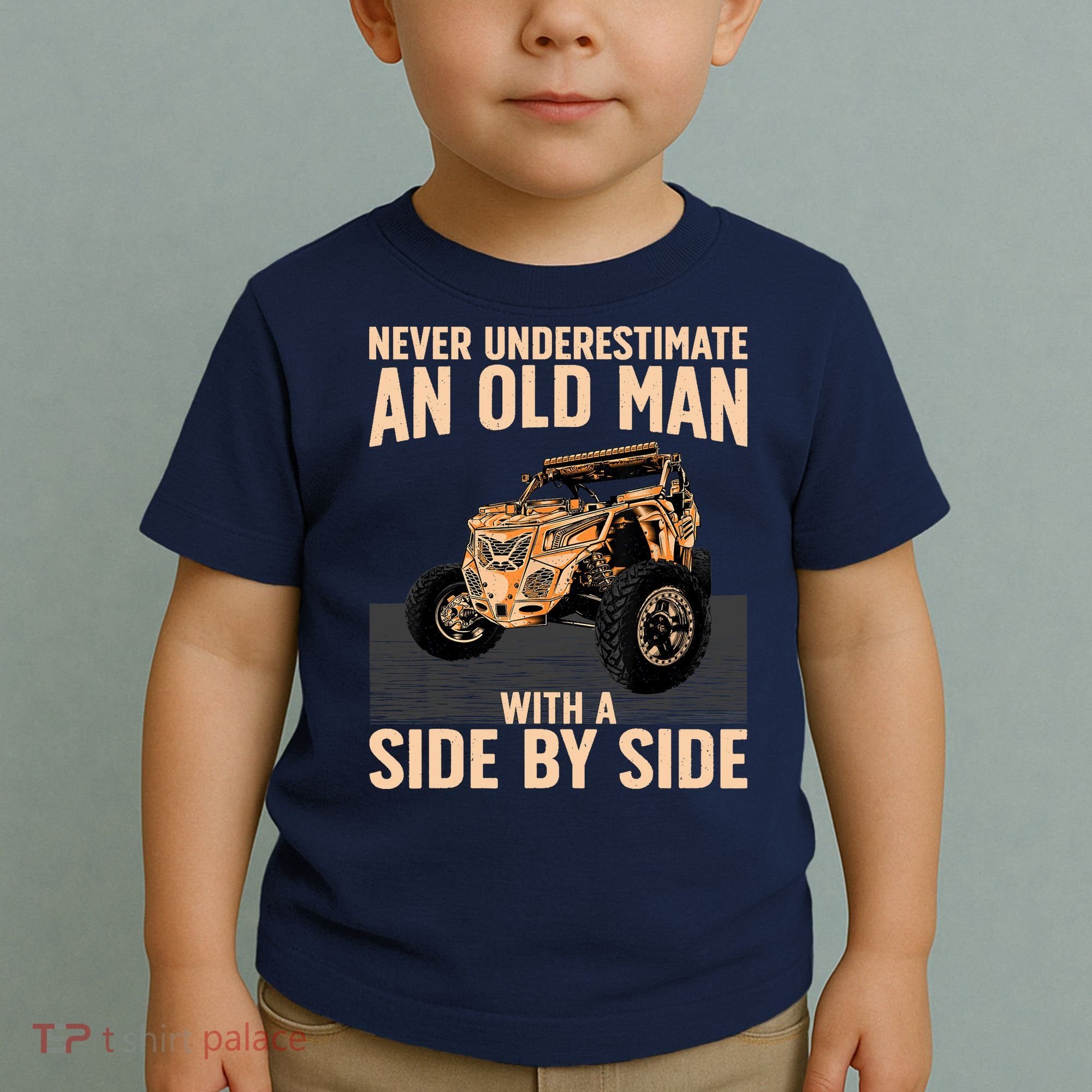 Cool SXS For Grandpa Dad Offroad UTV ATV SideBySide Toddler T-Shirt