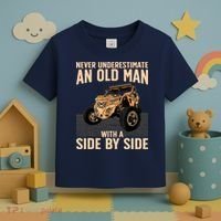 Cool SXS For Grandpa Dad Offroad UTV ATV SideBySide Toddler T-Shirt thumb 3