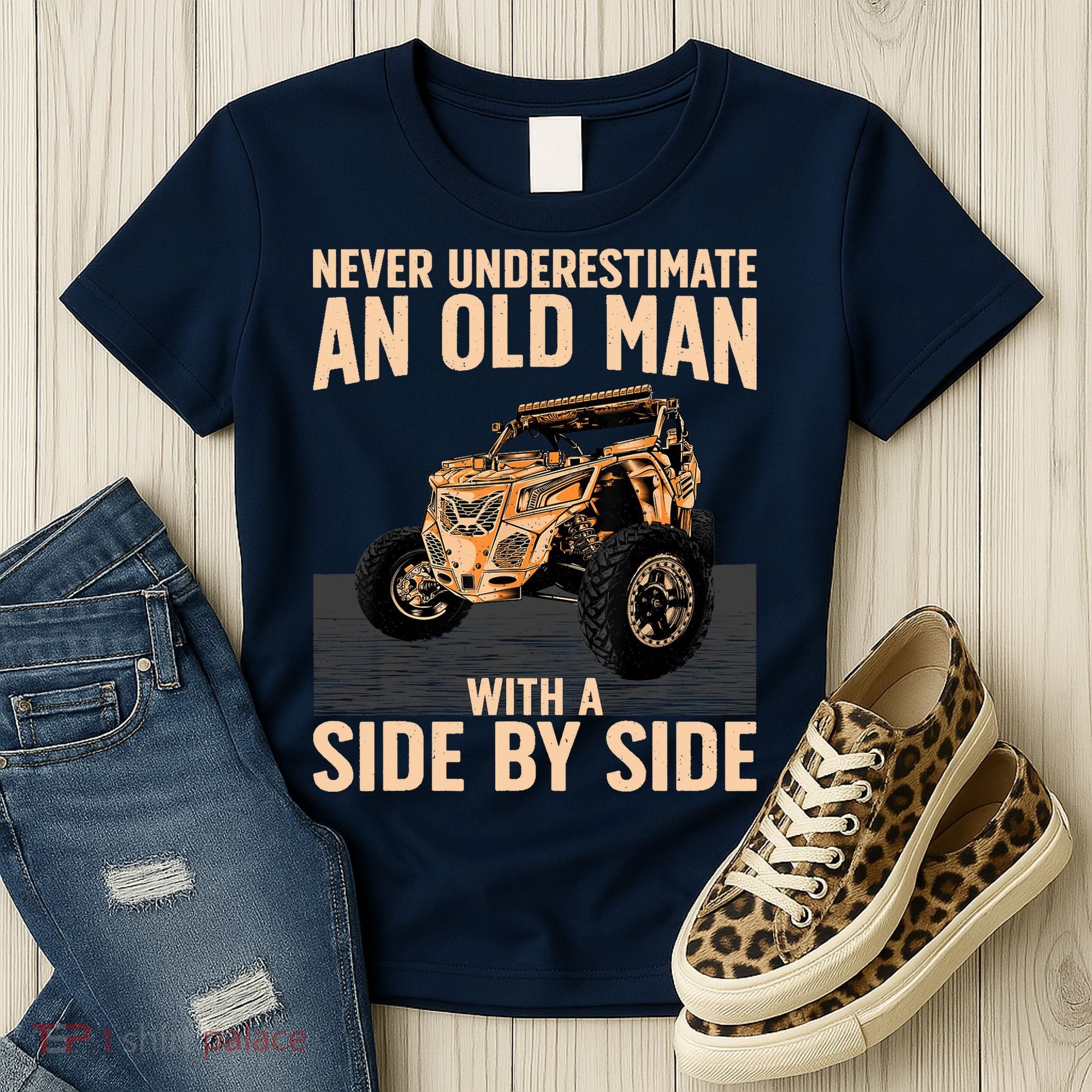 Cool SXS For Grandpa Dad Offroad UTV ATV SideBySide Women's T-Shirt