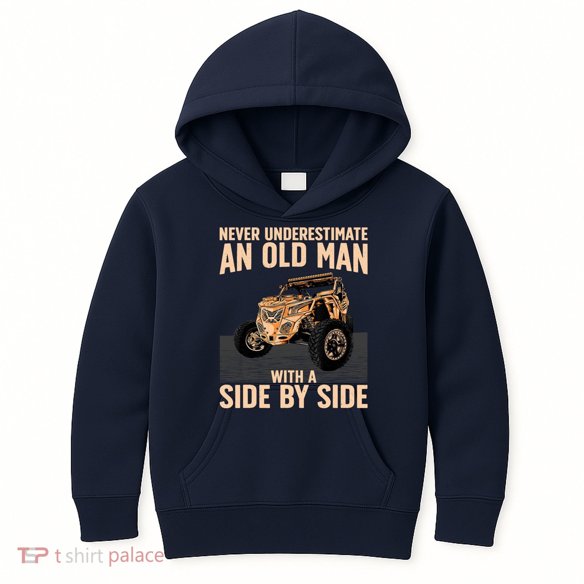 Cool SXS For Grandpa Dad Offroad UTV ATV SideBySide Kids Hoodie
