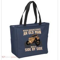 Cool SXS For Grandpa Dad Offroad UTV ATV SideBySide Tote Bag thumb 2