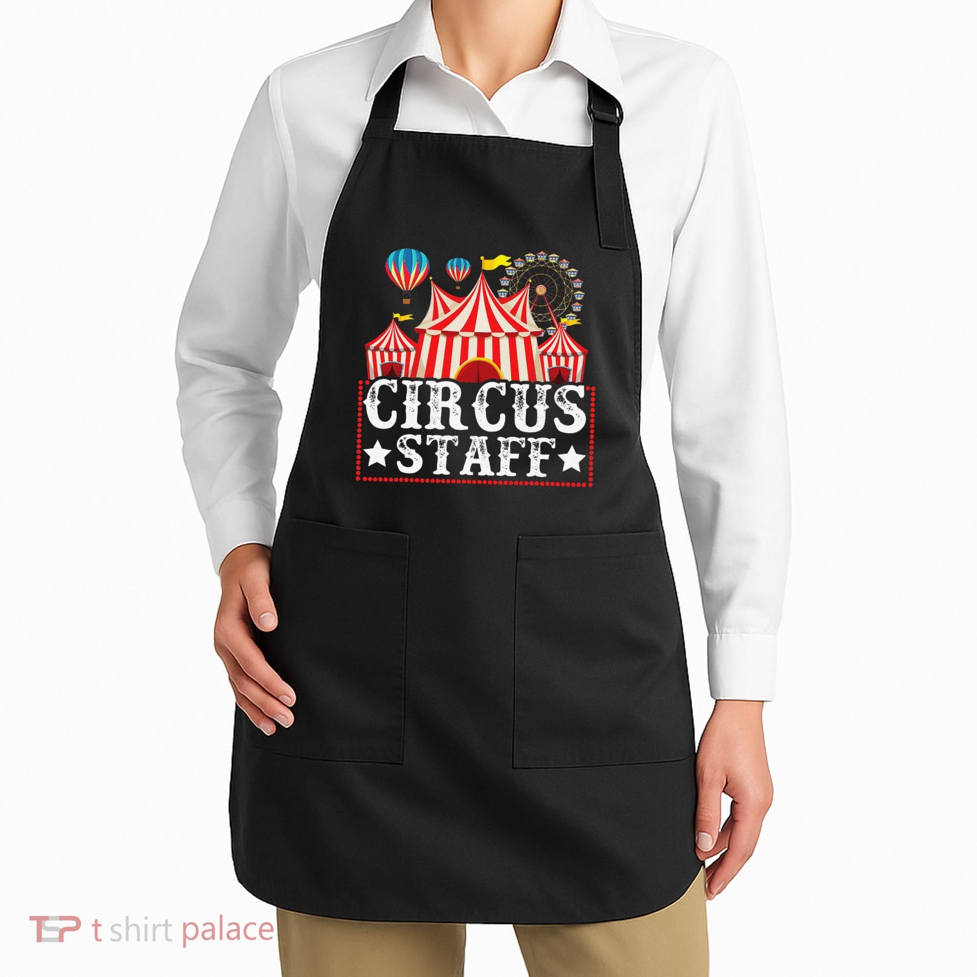 Circus Staff Funny Circus Themed Birthday Party Apron