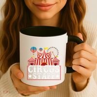 Circus Staff Funny Circus Themed Birthday Party Coffee Mug thumb 3