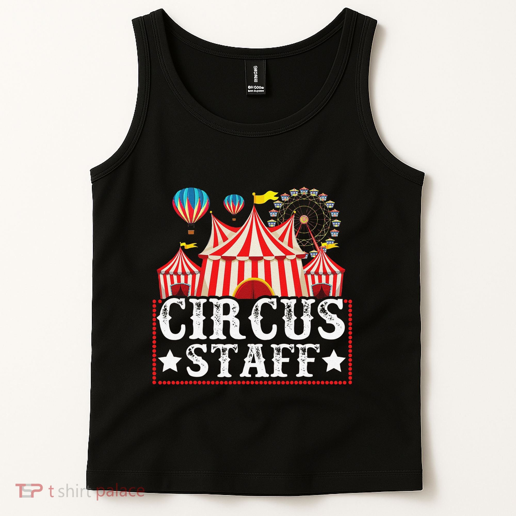 Circus Staff Funny Circus Themed Birthday Party Tank Top