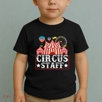 Circus Staff Funny Circus Themed Birthday Party Toddler T-Shirt thumb 2