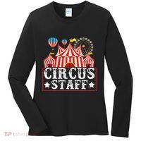 Circus Staff Funny Circus Themed Birthday Party Women's Long Sleeve Shirt thumb 0