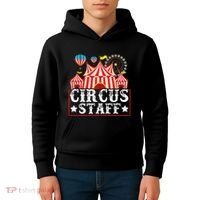 Circus Staff Funny Circus Themed Birthday Party Kids Hoodie thumb 4