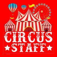Circus Staff Funny Circus Themed Birthday Party Santa Hat thumb 1