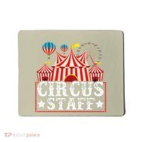 Circus Staff Funny Circus Themed Birthday Party Mousepad thumb 0