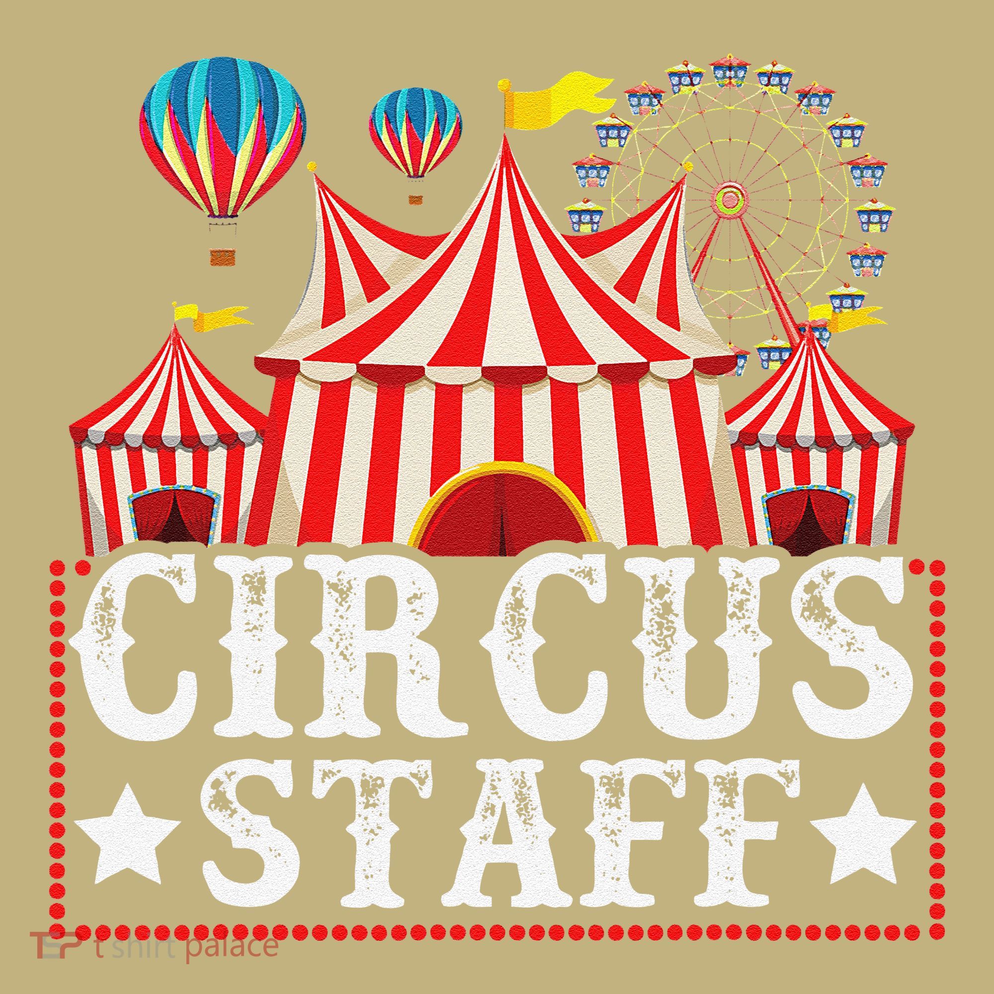 Circus Staff Funny Circus Themed Birthday Party Kids T-Shirt
