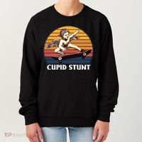 Cupid Stunt Funny Sarcastic Offensive Humor Embarrassing Women's Sweatshirt thumb 0