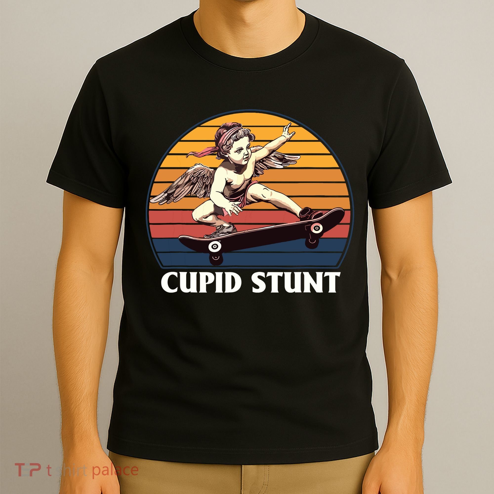 Cupid Stunt Funny Sarcastic Offensive Humor Embarrassing T-Shirt