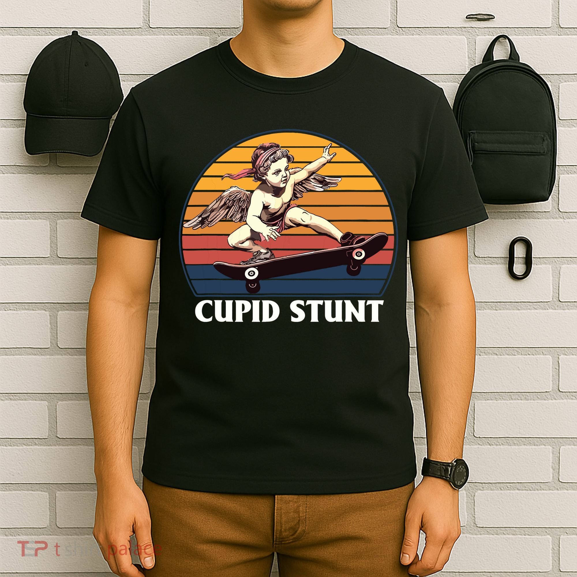 Cupid Stunt Funny Sarcastic Offensive Humor Embarrassing T-Shirt